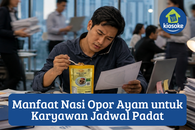 5 Manfaat Nasi Opor Ayam untuk Karyawan Jadwal Padat