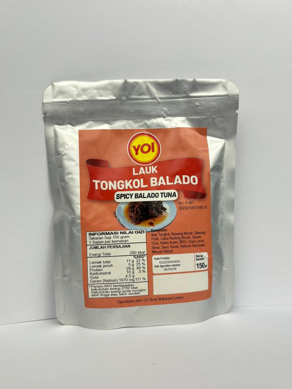 Lauk Tongkol Balado YOI 150 g